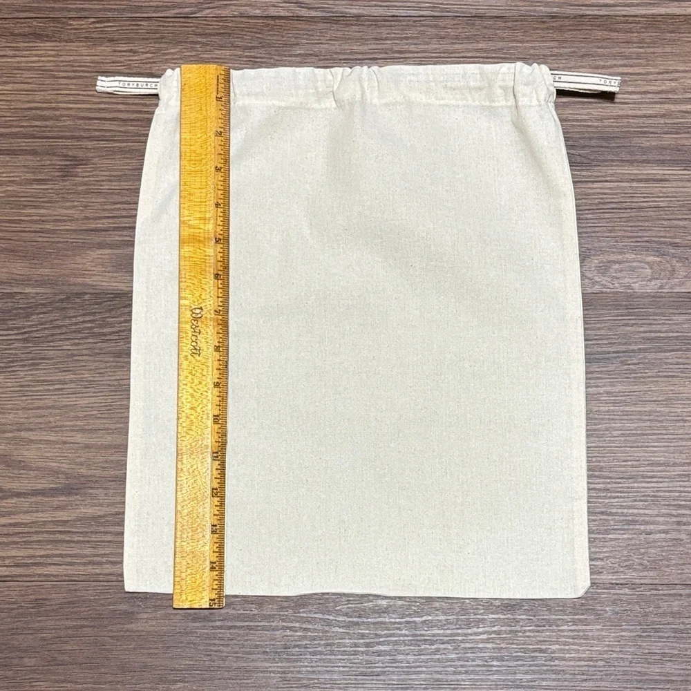 Authentic Tory Burch Storage Shoe Dust Bag Newest Style Drawstring Close